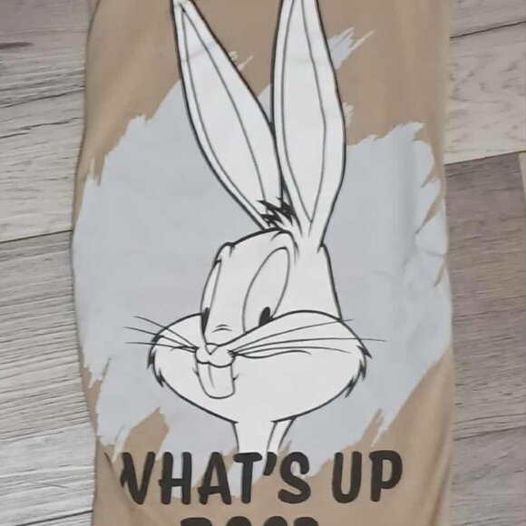 Bugs Bunny Looney Tunes Original Men's Light Brown Medium Lightweight Tee-Shirt! - Picture 3 of 4